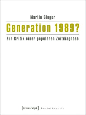 cover image of Generation 1989?